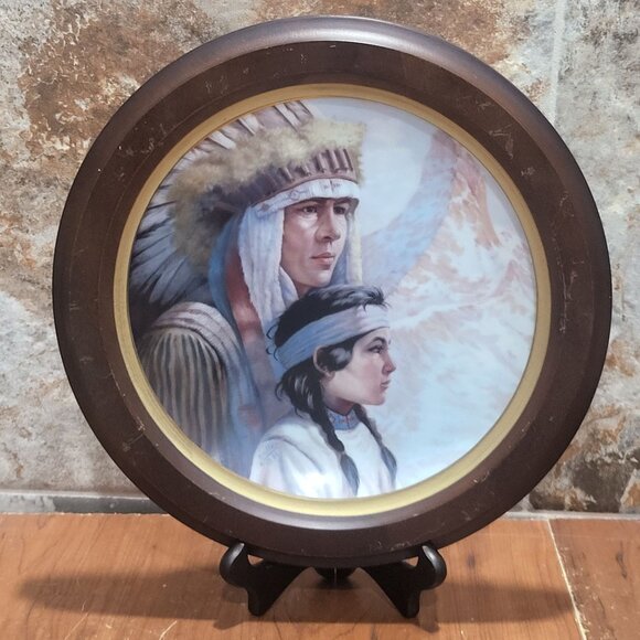 Vague Shadows The Arapaho Nation Decorative Collector Plate by Perillo Second Is - Picture 15 of 15